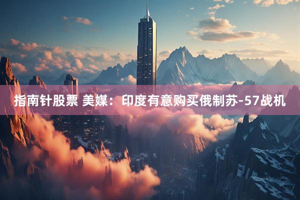 指南针股票 美媒：印度有意购买俄制苏-57战机