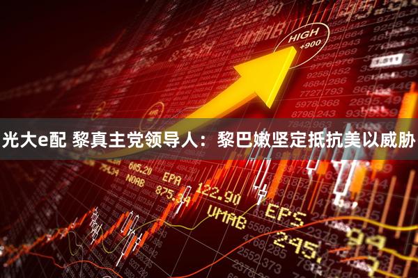 光大e配 黎真主党领导人：黎巴嫩坚定抵抗美以威胁